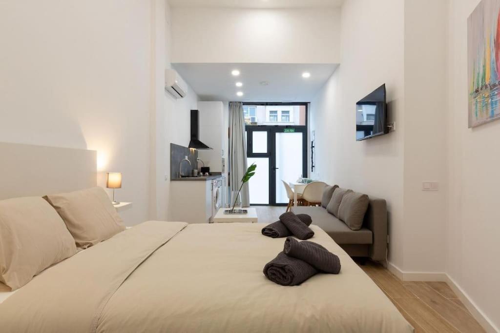 Appartement Nuevo Loft En Playa Y Cerca Del Centro, Ac Y Wifi à Valence Extérieur photo